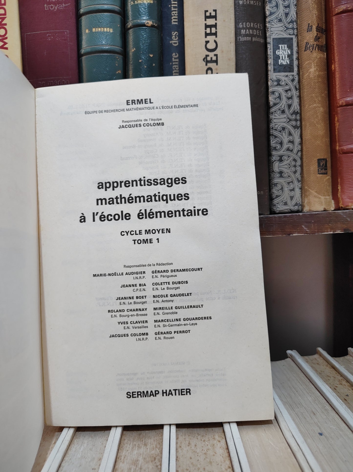 Ermel - Apprentissages mathématique à l'école élémentaire  Cycle moyen tome 1