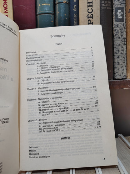 Ermel - Apprentissages mathématique à l'école élémentaire  Cycle moyen tome 1