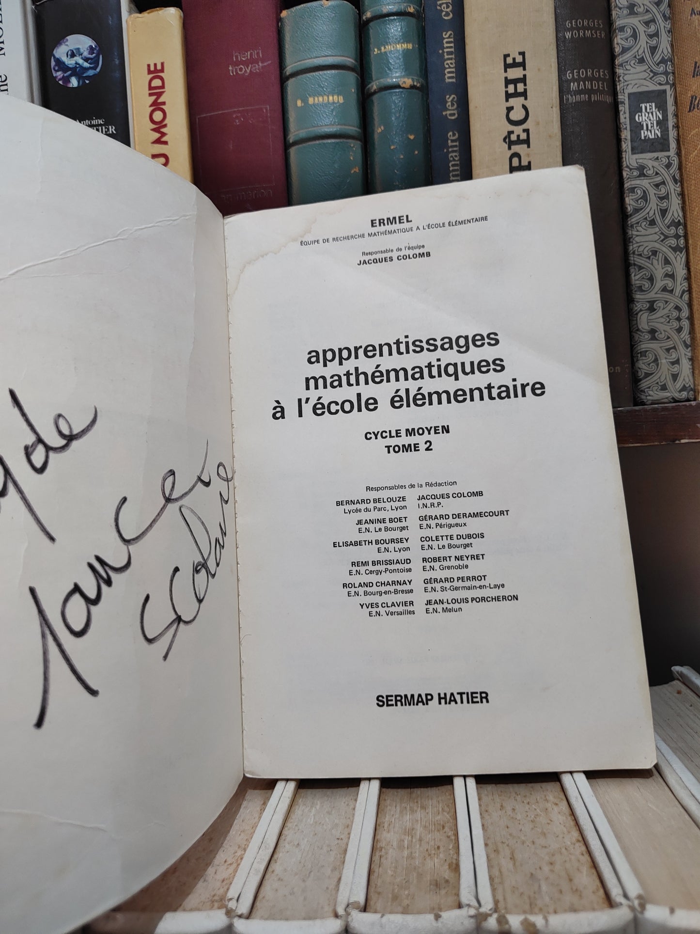 Ermel - apprentissages mathématiques à l'école élémentaire cycle moyen tome 2