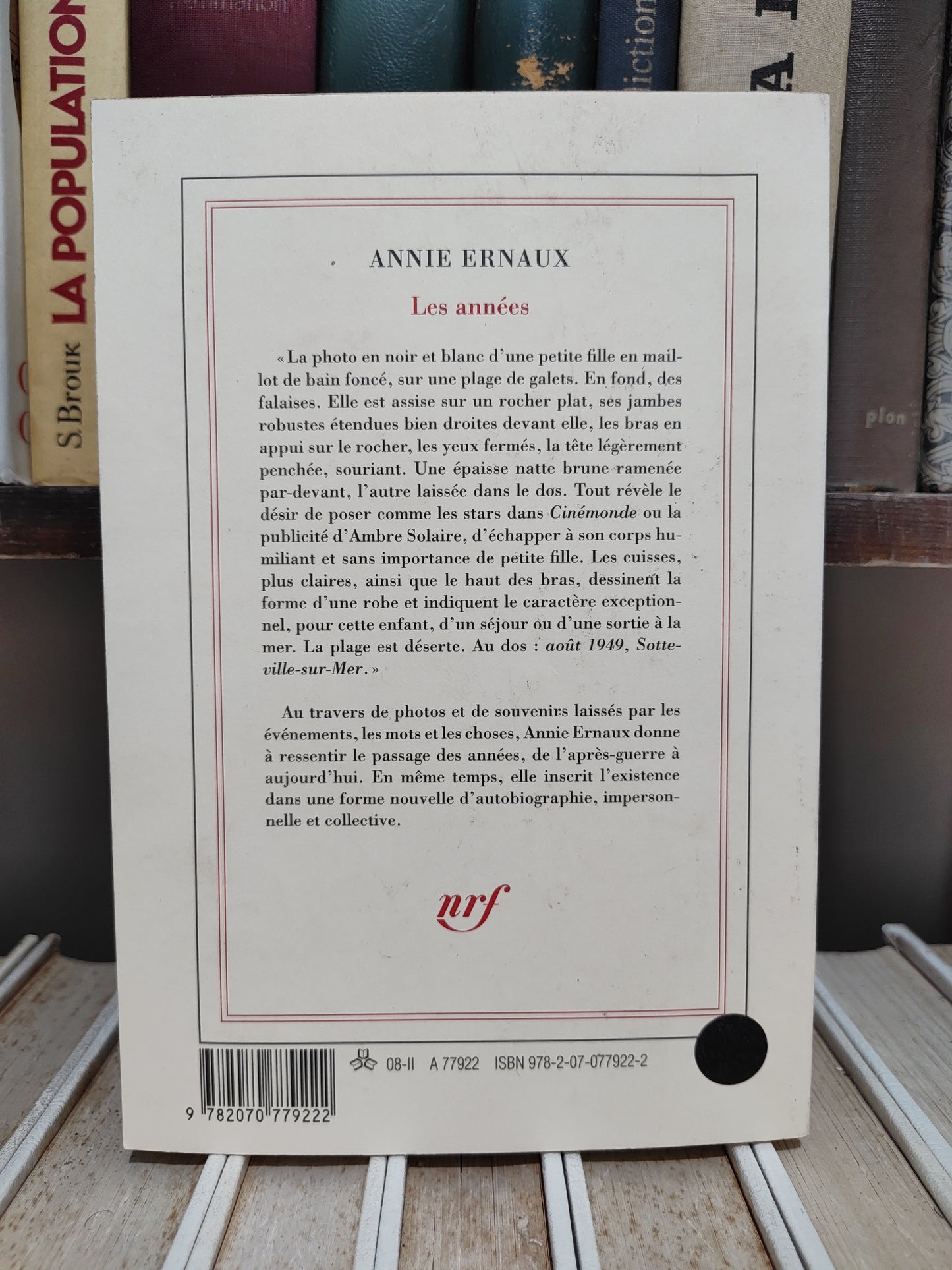 Ernaux - Les années