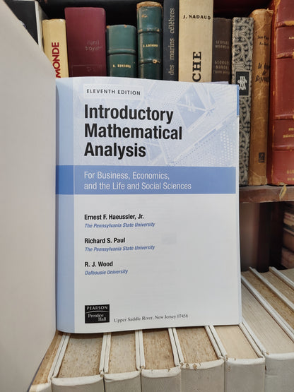 Ernest - Introductory Mathematical Analysis 11 edition