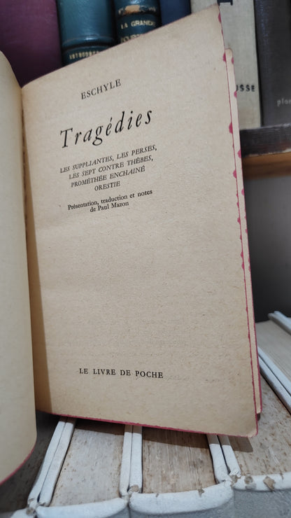 Eschyle - Tragédies