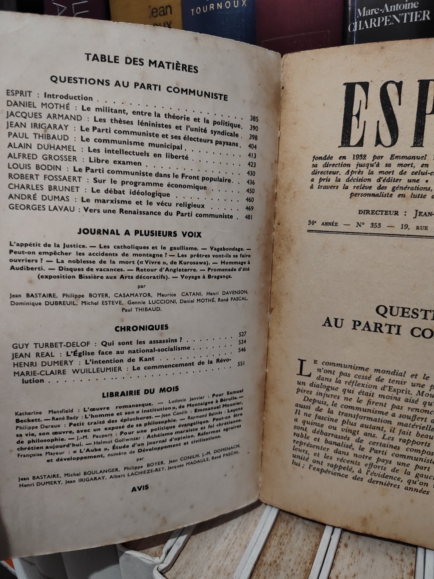 Esprit N° 10