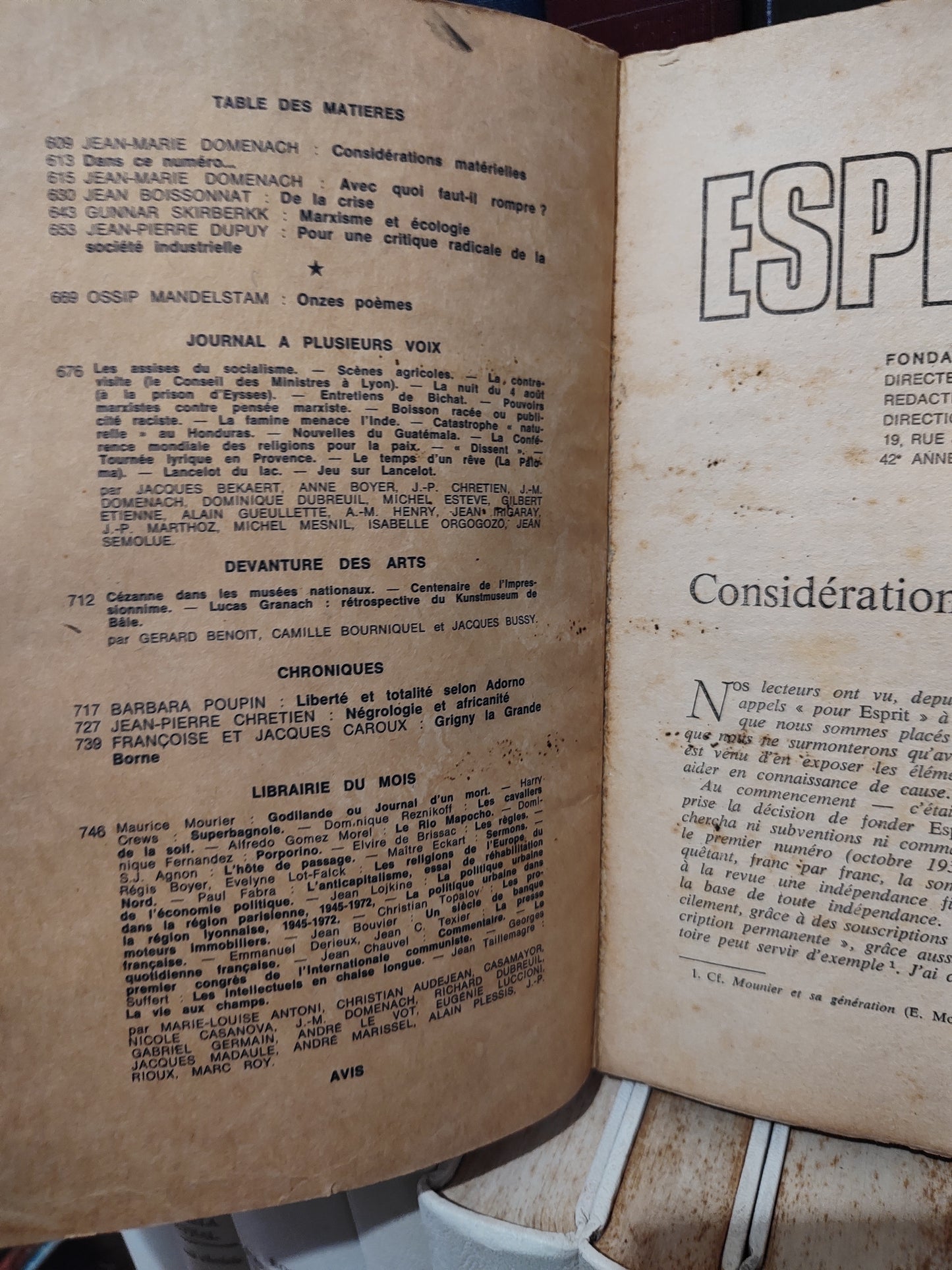 Esprit N°