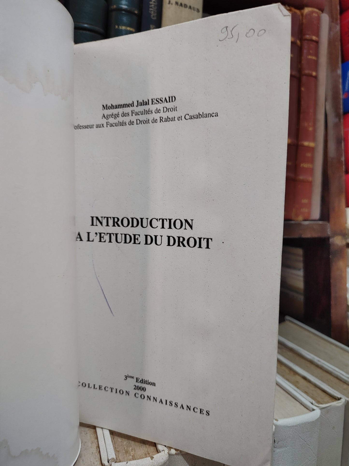 Essaid - Introduction a l'étude du droit édition 2000