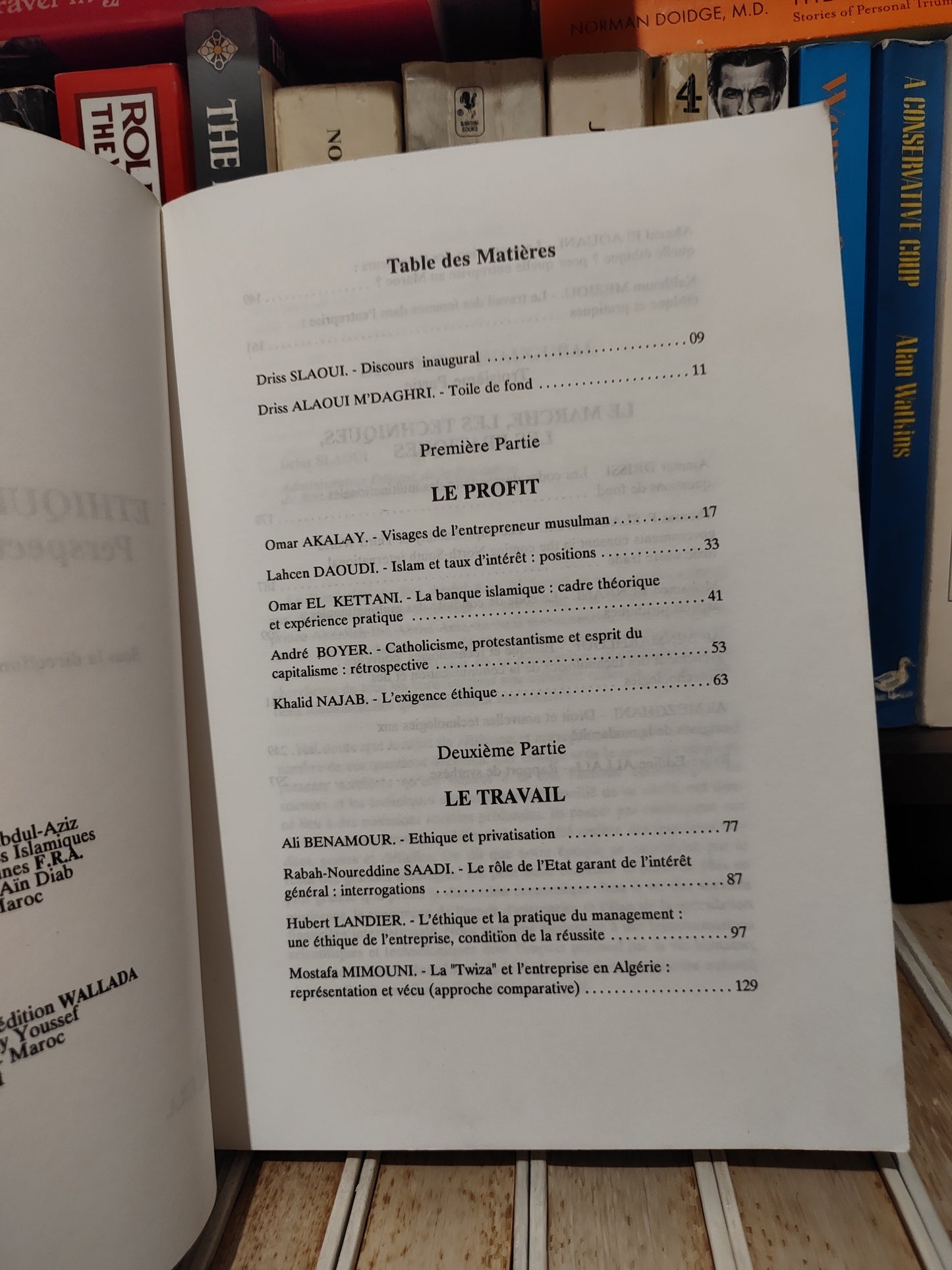 Étique et entreprises : perspective maghrébines