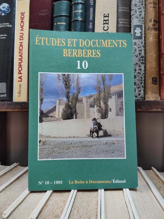 Études et documents Berbères 10