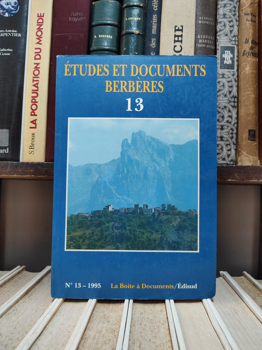 Études et documents Berbères 13