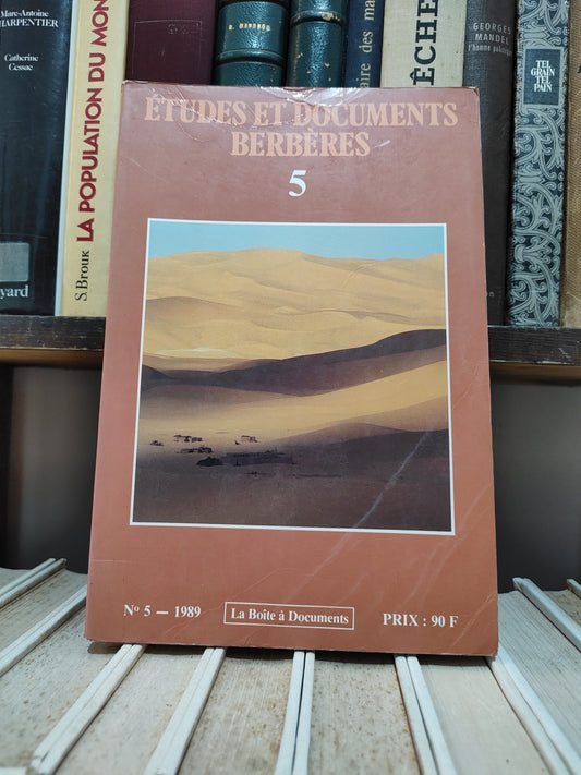Études et documents Berbères 5