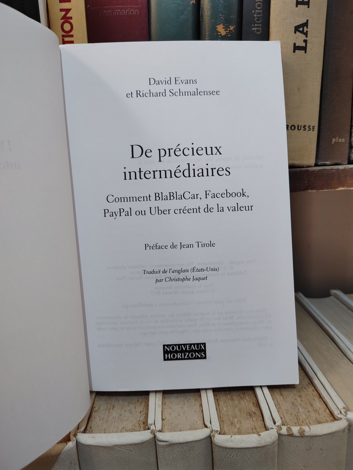 Evans - De précieux intermédiaires