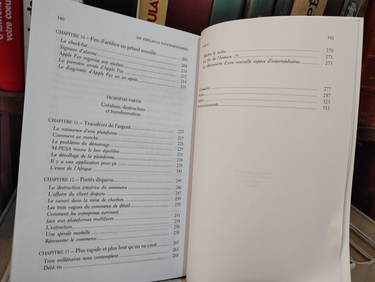 Evans - De précieux intermédiaires