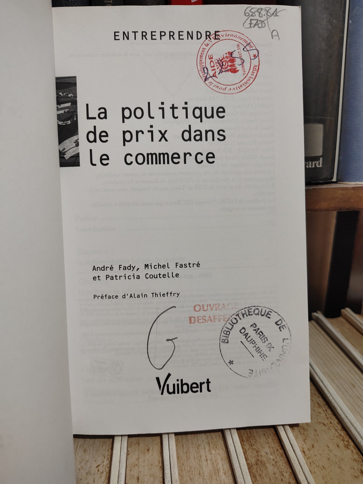Fady - La politique de prix dans le commerce