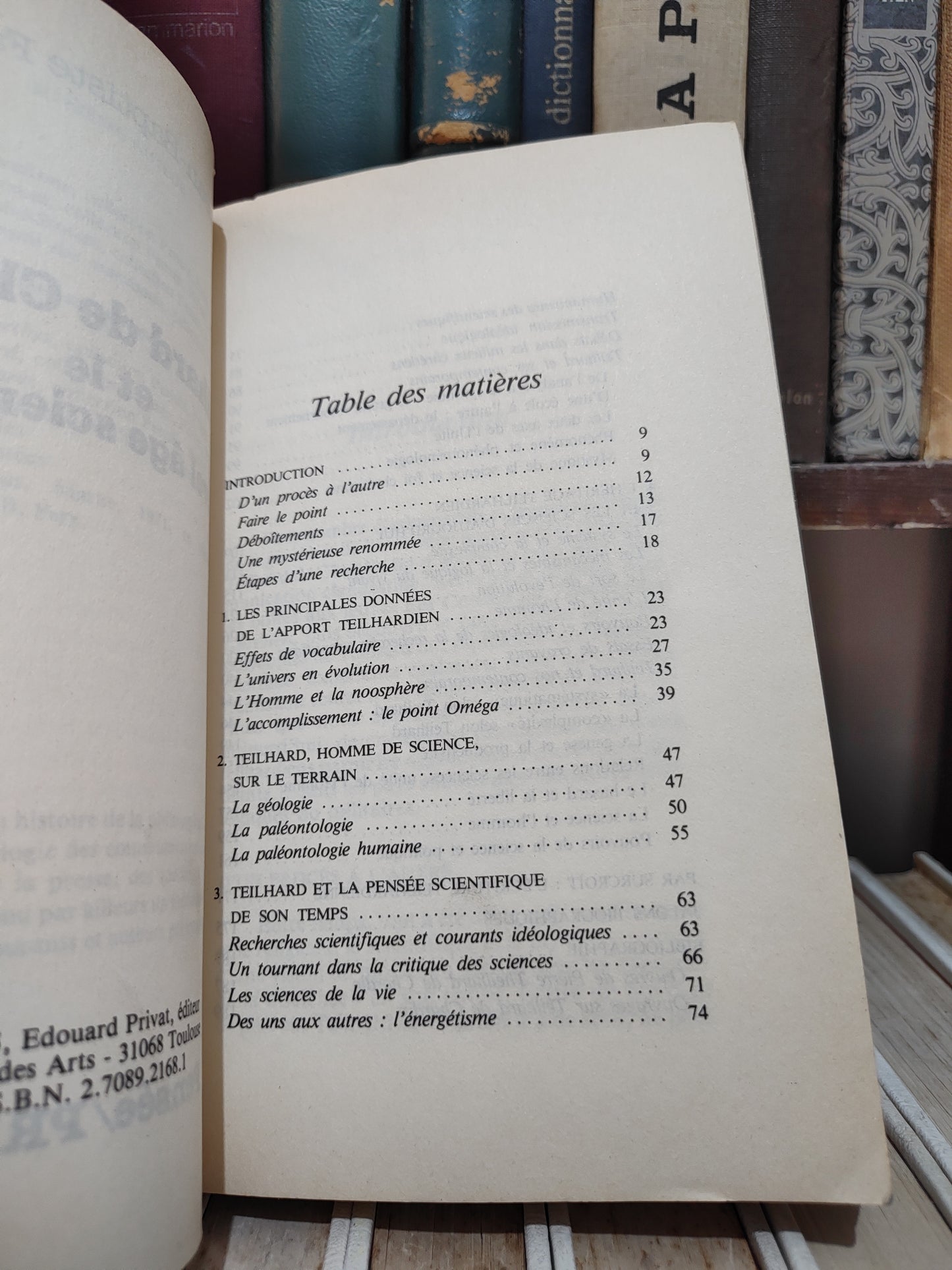 Fages - Teilhard de Chardin et le nouvel âge scientifique