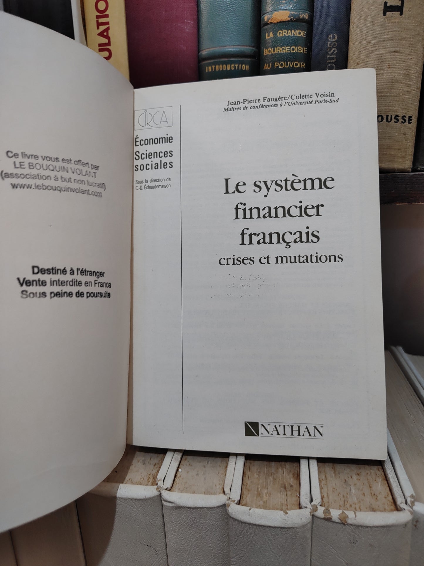 Fougère - Le système financier français