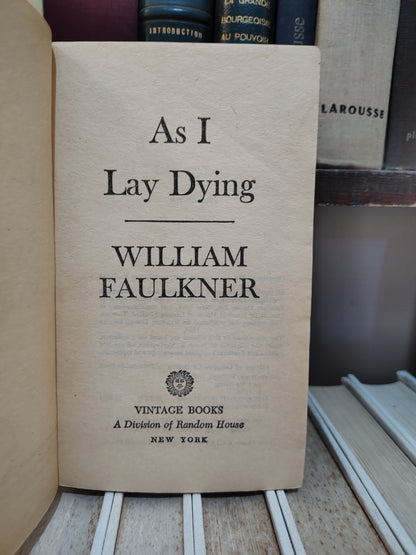 Faulkner - As Ilay dying