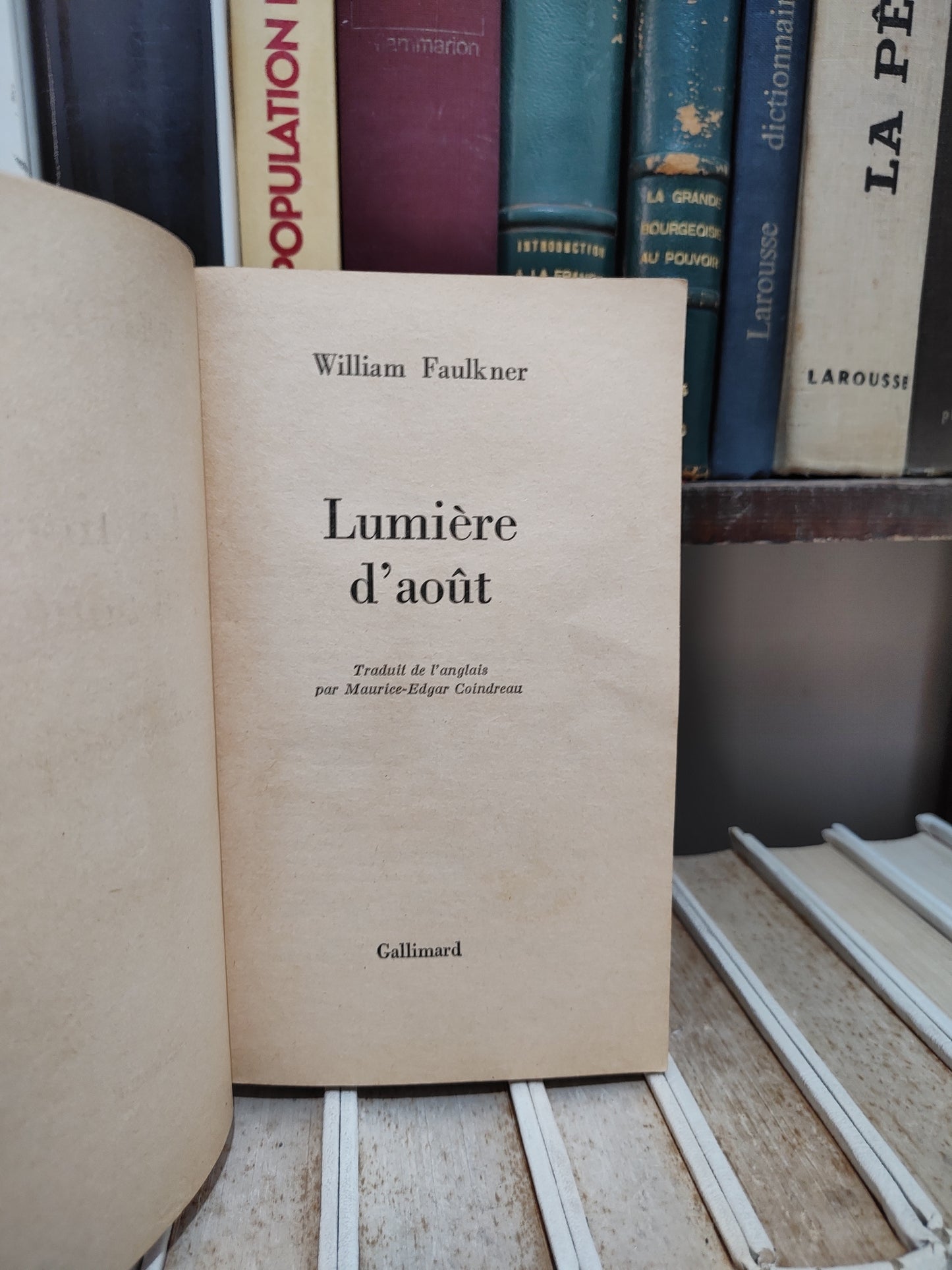 Faulkner - Lumière d'aout
