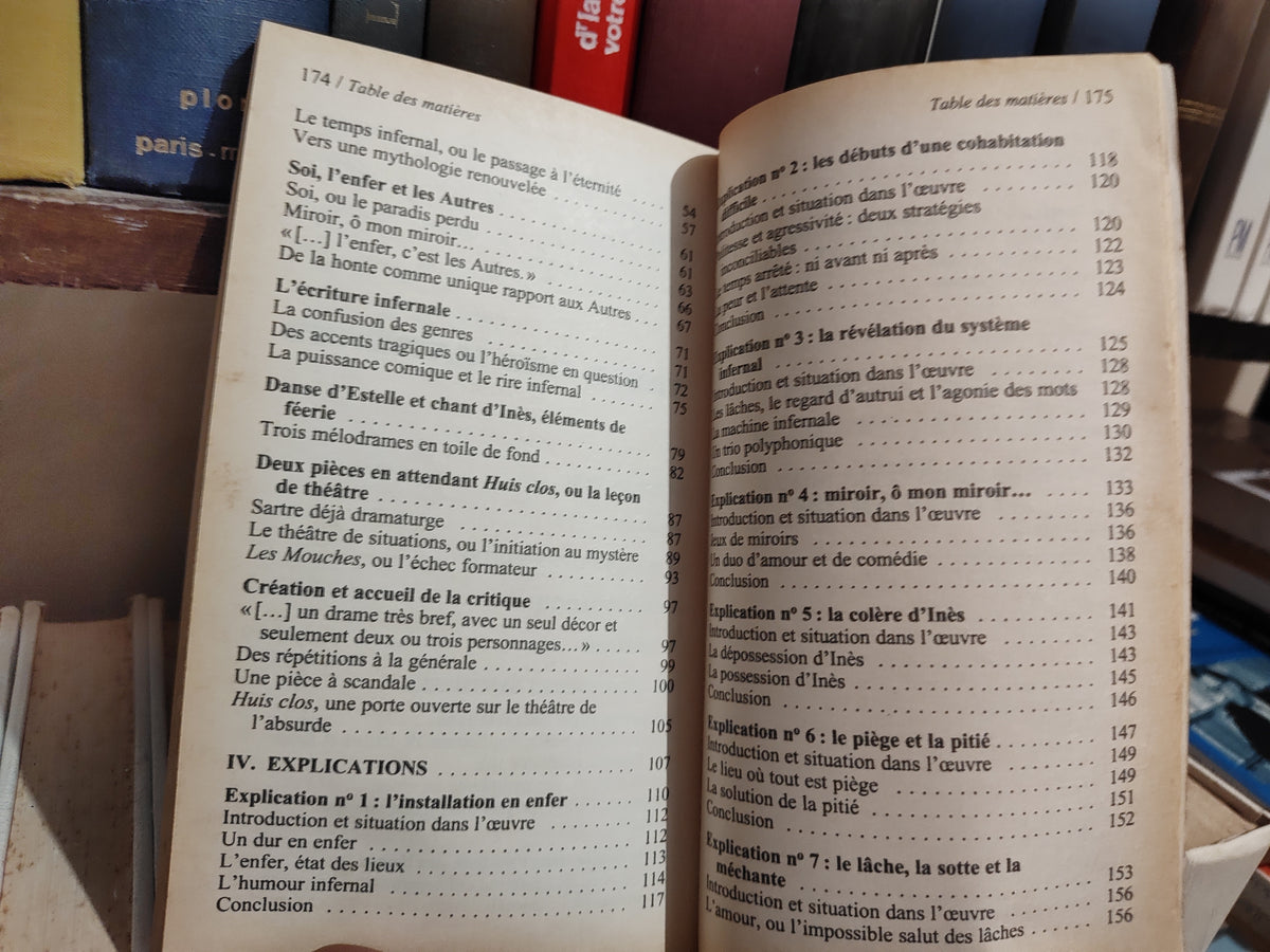 Ferraro - Étude de huis clos Sartre