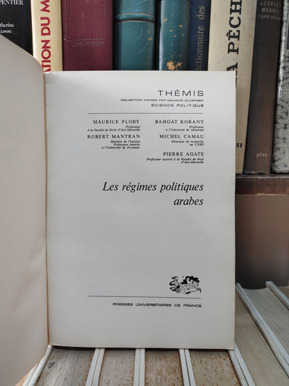 Flory - Les régimes politiques arabes