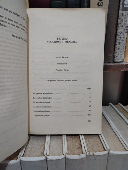 Fougerouse - Le Maroc ; Vocations et réalités