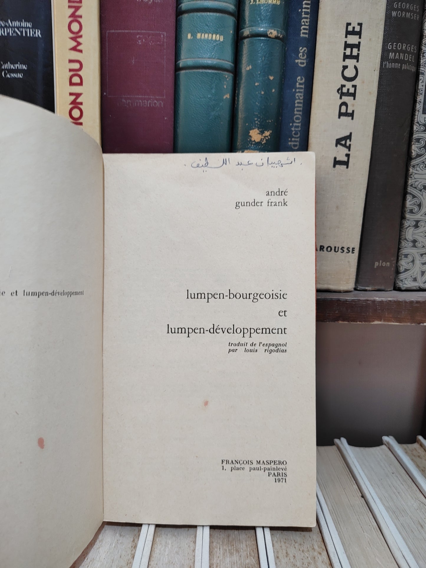 Frank - Lumpen bourgeoisie et lumpen développement
