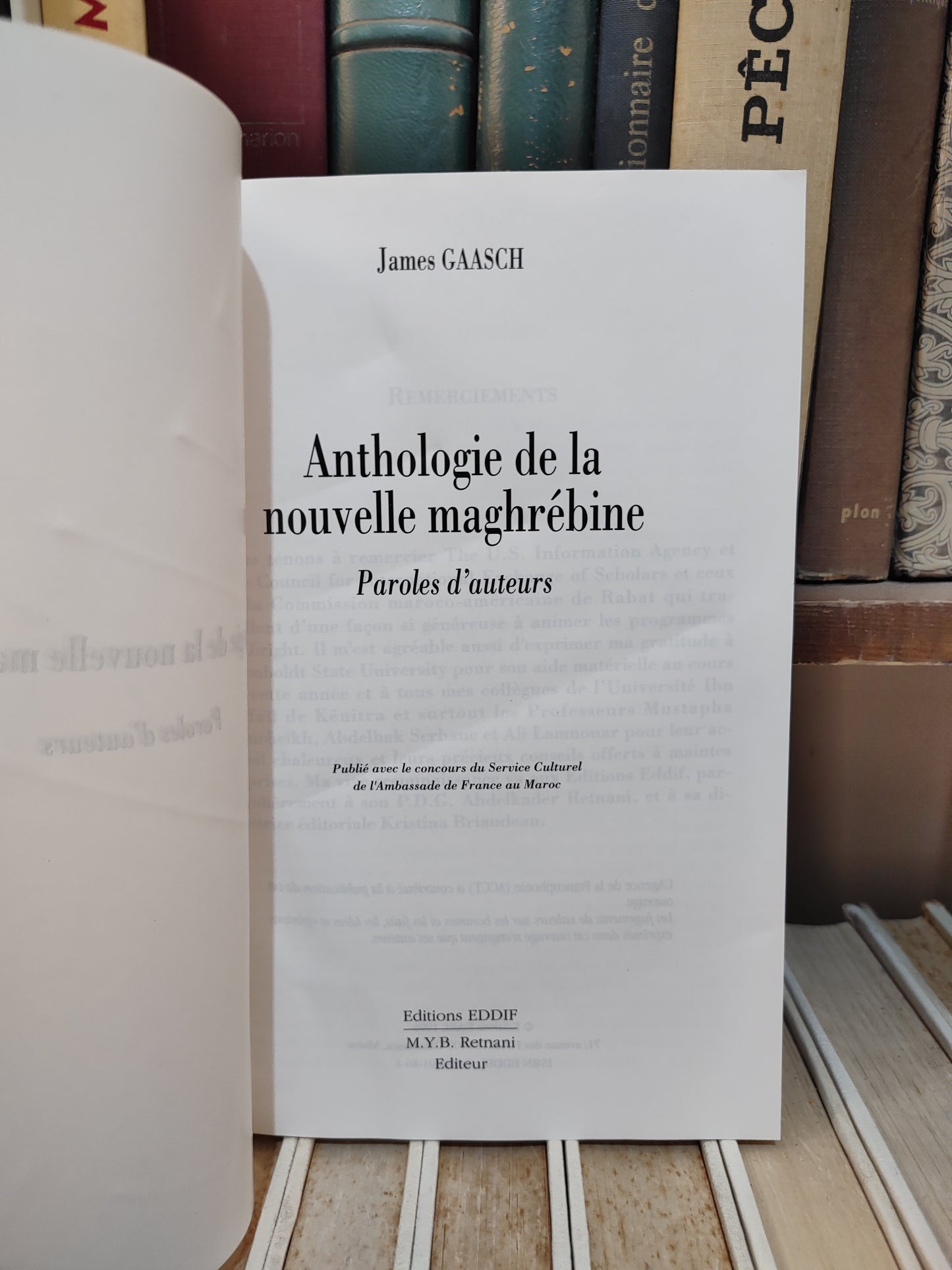Gaasch - Anthologie de la nouvelle maghrébine