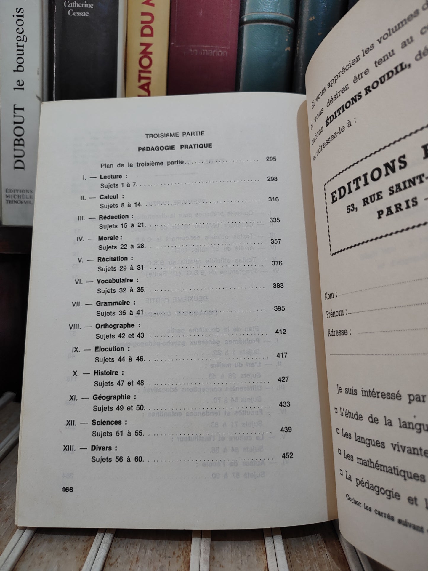 Gabriel - La dissertation pédagogique par l'exemple
