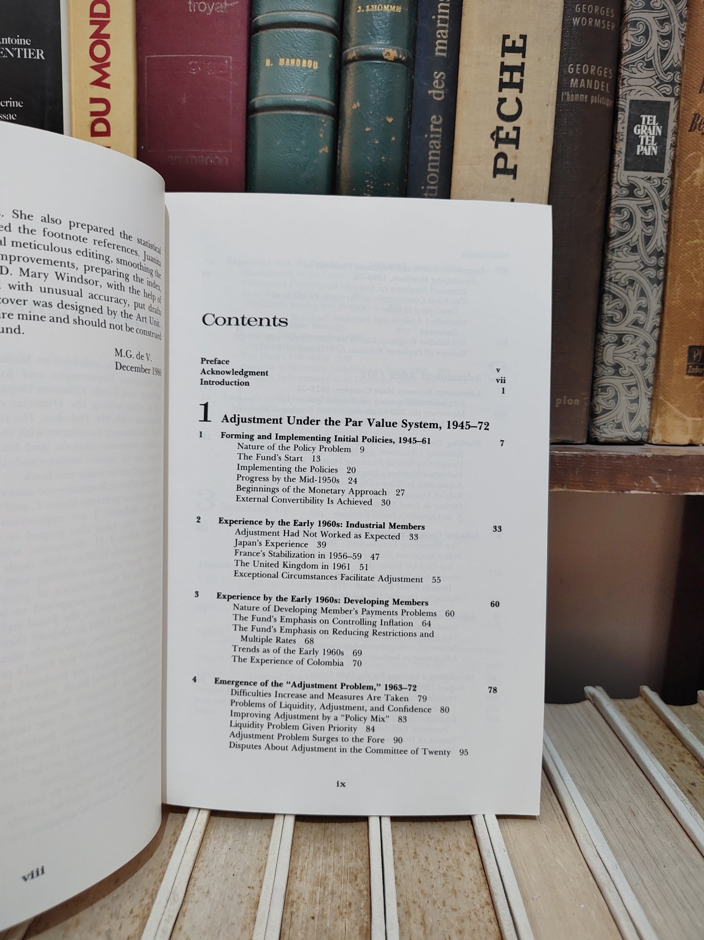 Garritsen - Balance of payments adjustment 1945 to 1986 The IMF experience International Monetary Fund
