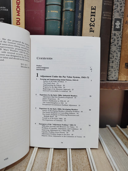 Garritsen - Balance of payments adjustment 1945 to 1986 The IMF experience International Monetary Fund