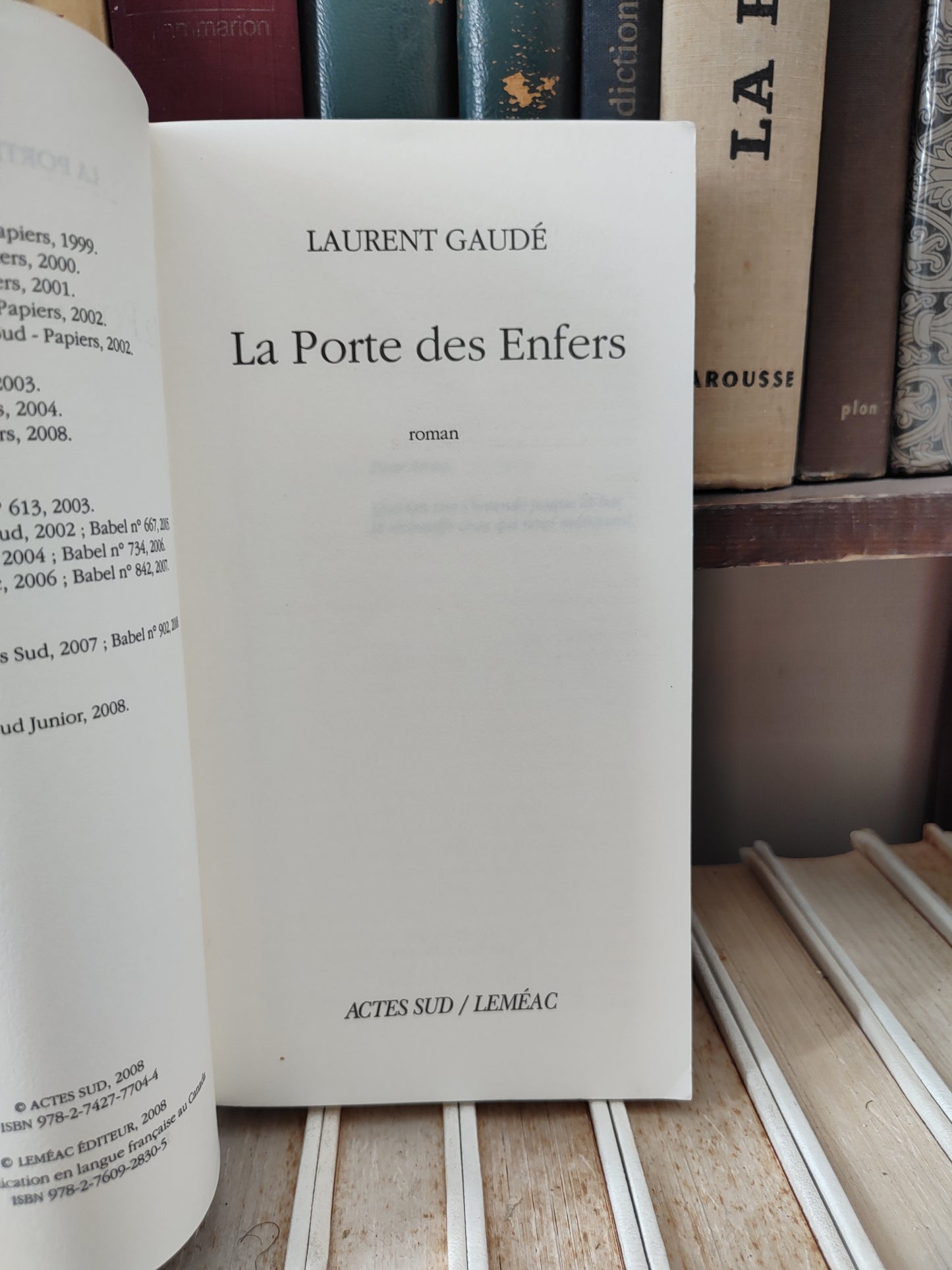 Gaudé - La porte des Enfers