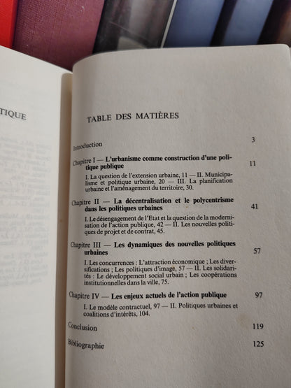 Gaudin - Les nouvelles politiques urbaines Que sais je