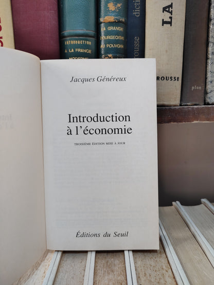 Généreux - Introduction à l'économie