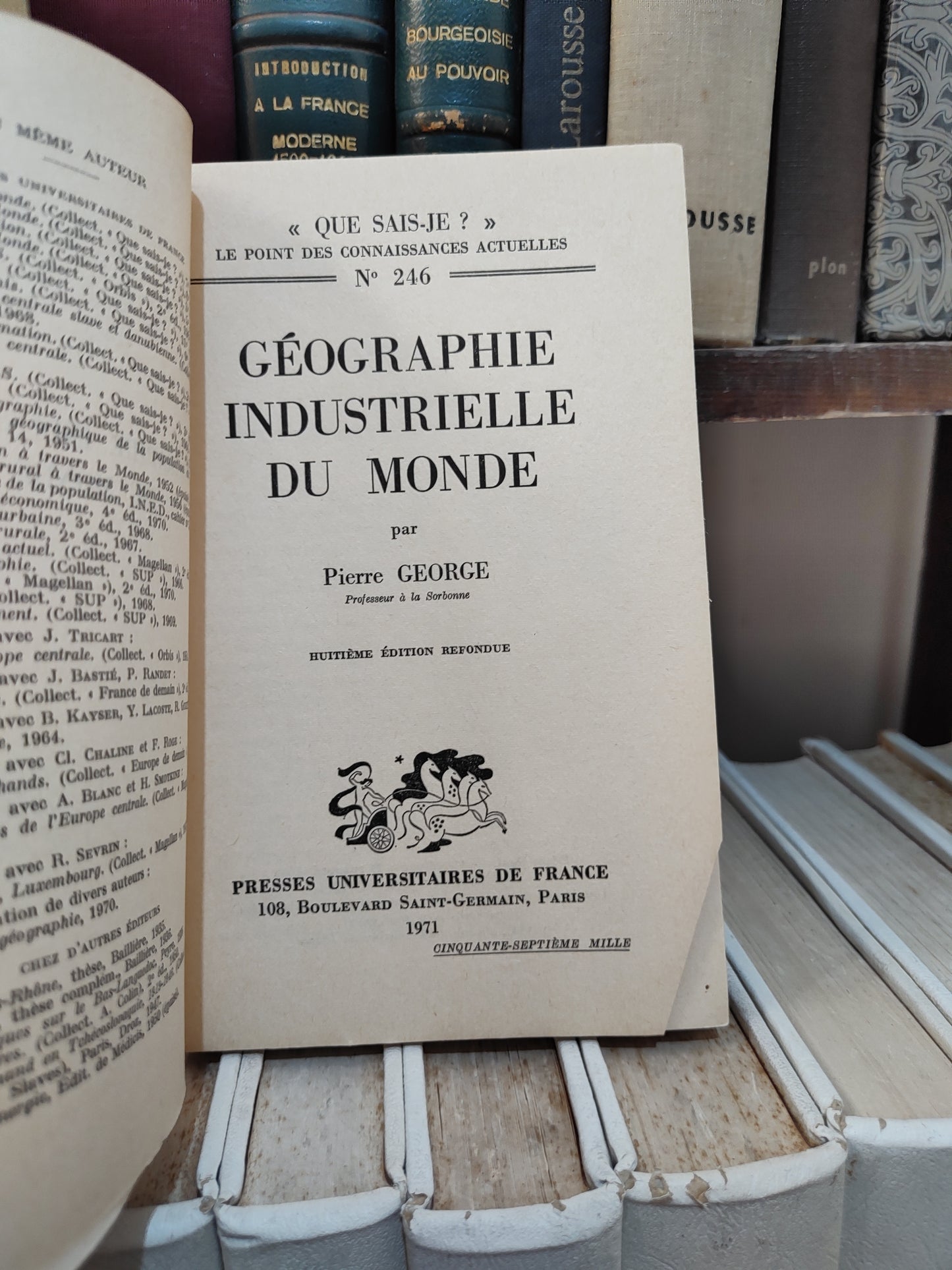 George - Géographie industrielle ; que sais-je