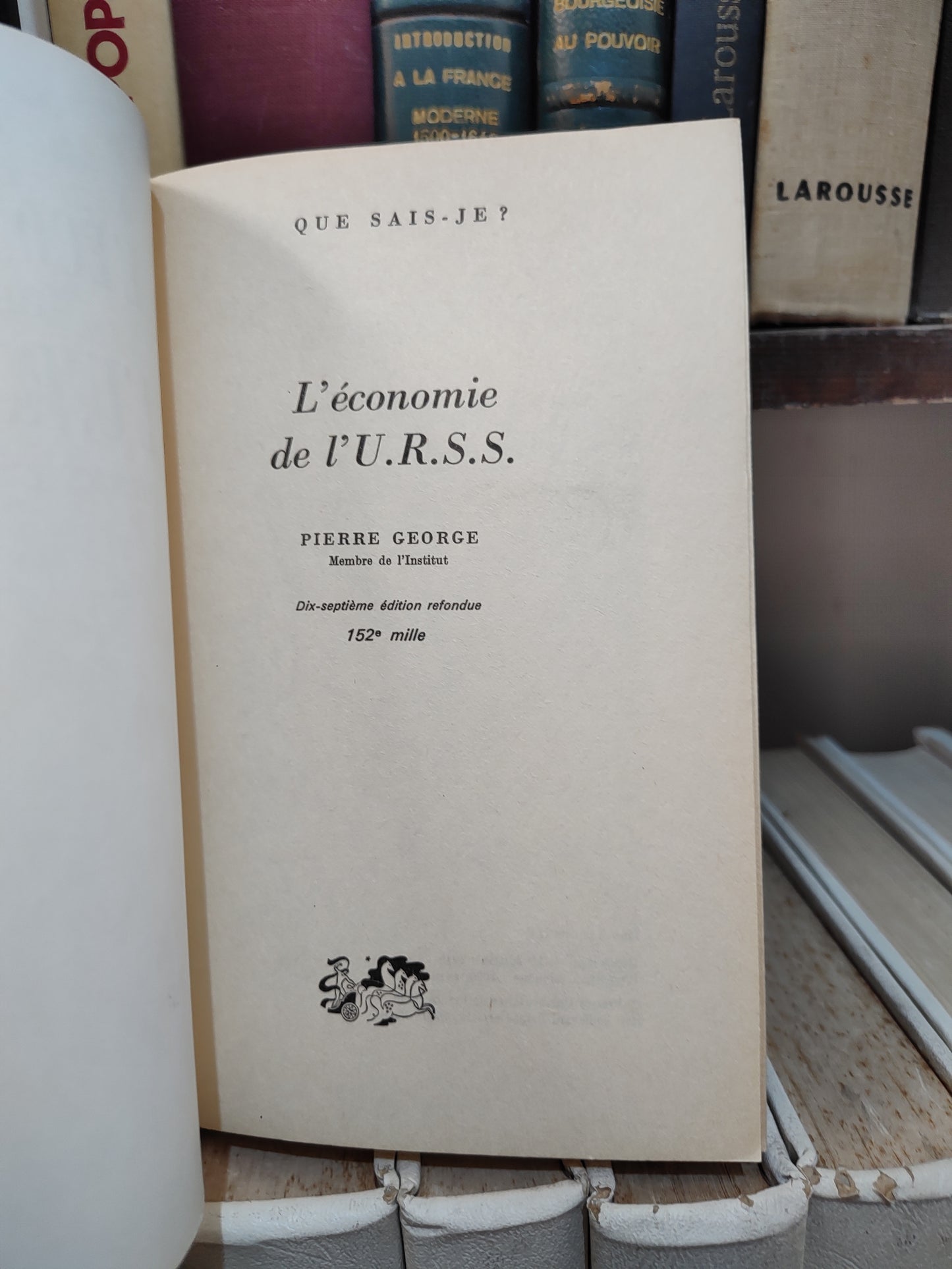 George - L'économie de l'URSS ; que sais-je