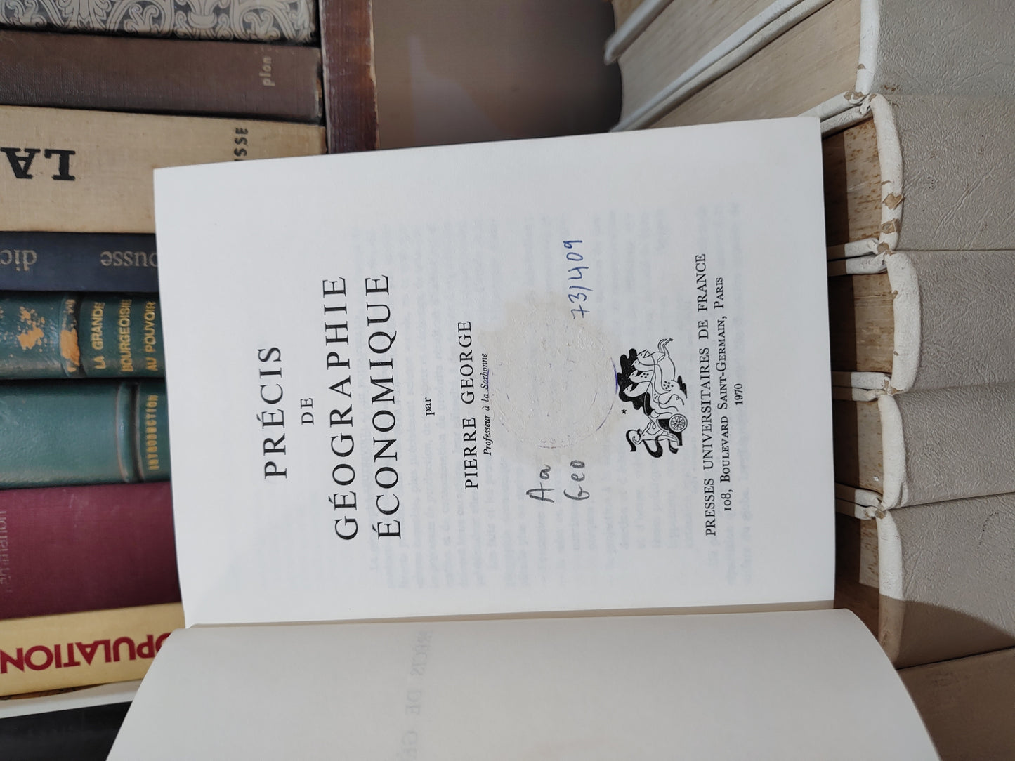 George - Précis de géographie économique