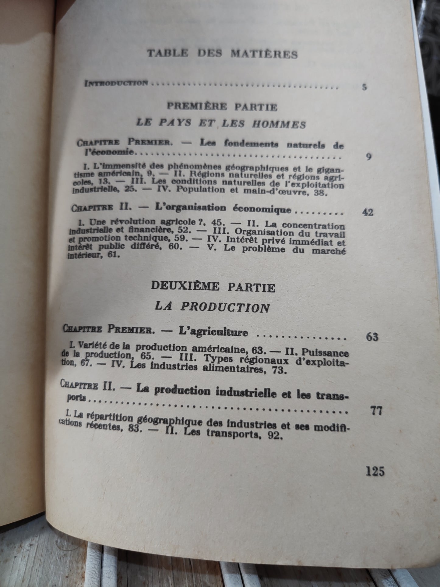 George - l'économie des États-Unis