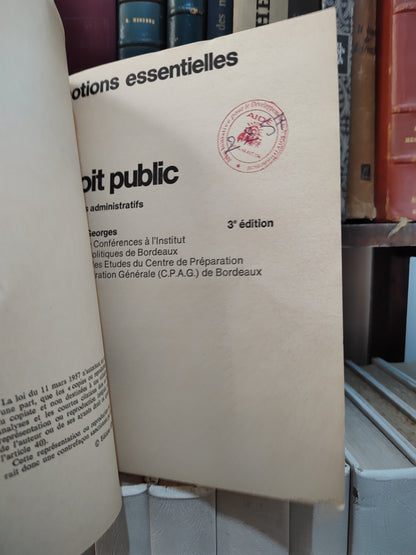 Georges - Droit public