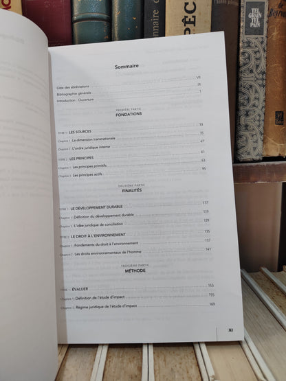 Gesbert - Droit général de l'environnement ; Objectif droit cours