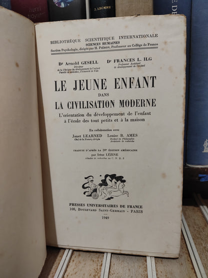 Gesell - Le jeune enfant dans la civilisation moderne