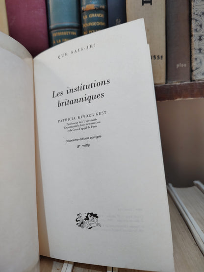 Gest - Les institutions britanniques