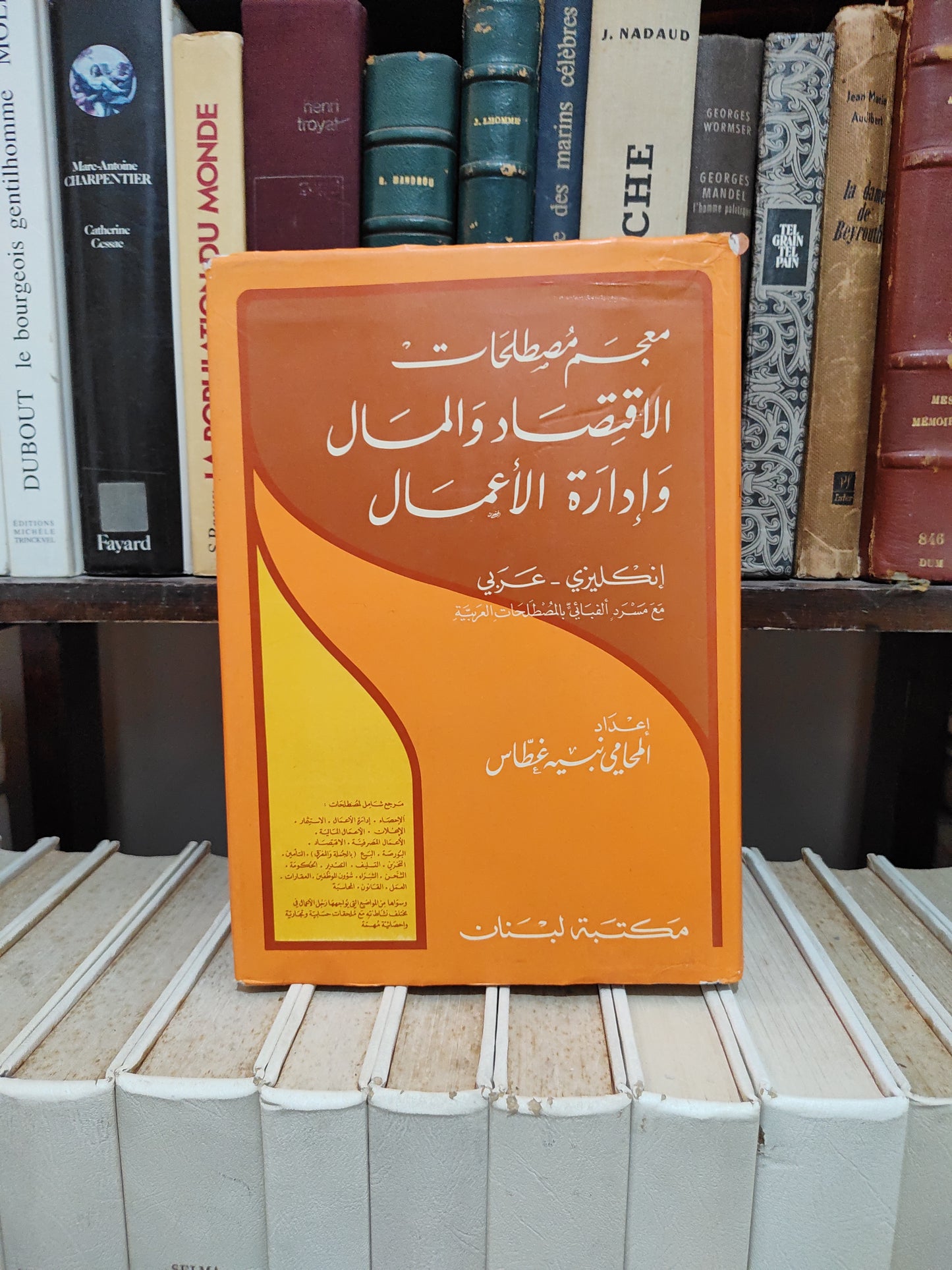 Ghattas - A dictionary of economics business and finance English Arabie