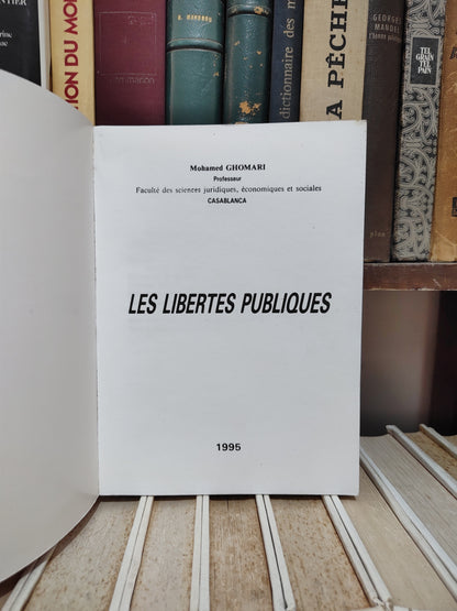 Ghomari - Les libertés publiques