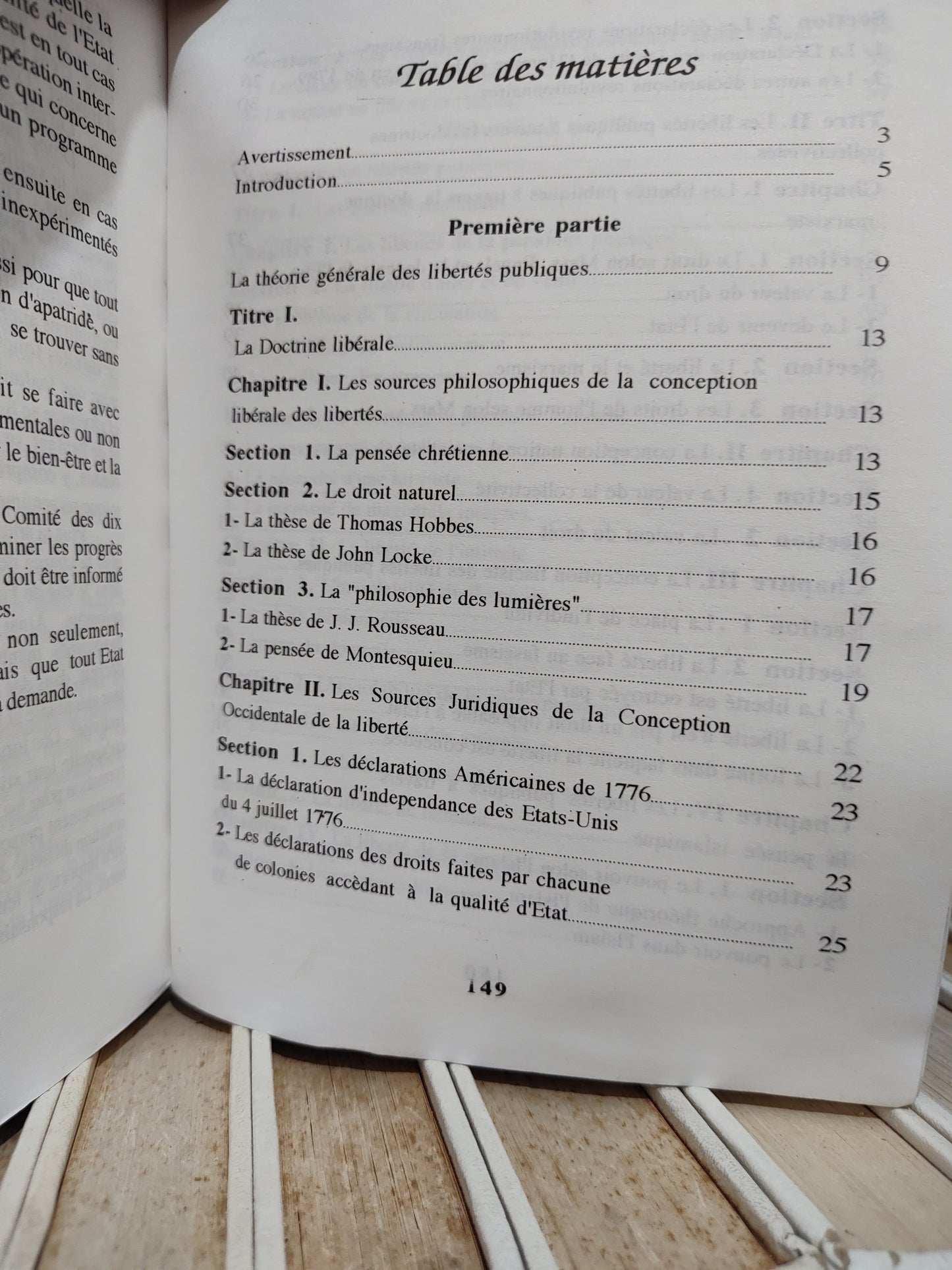 Ghomari - Les libertés publiques