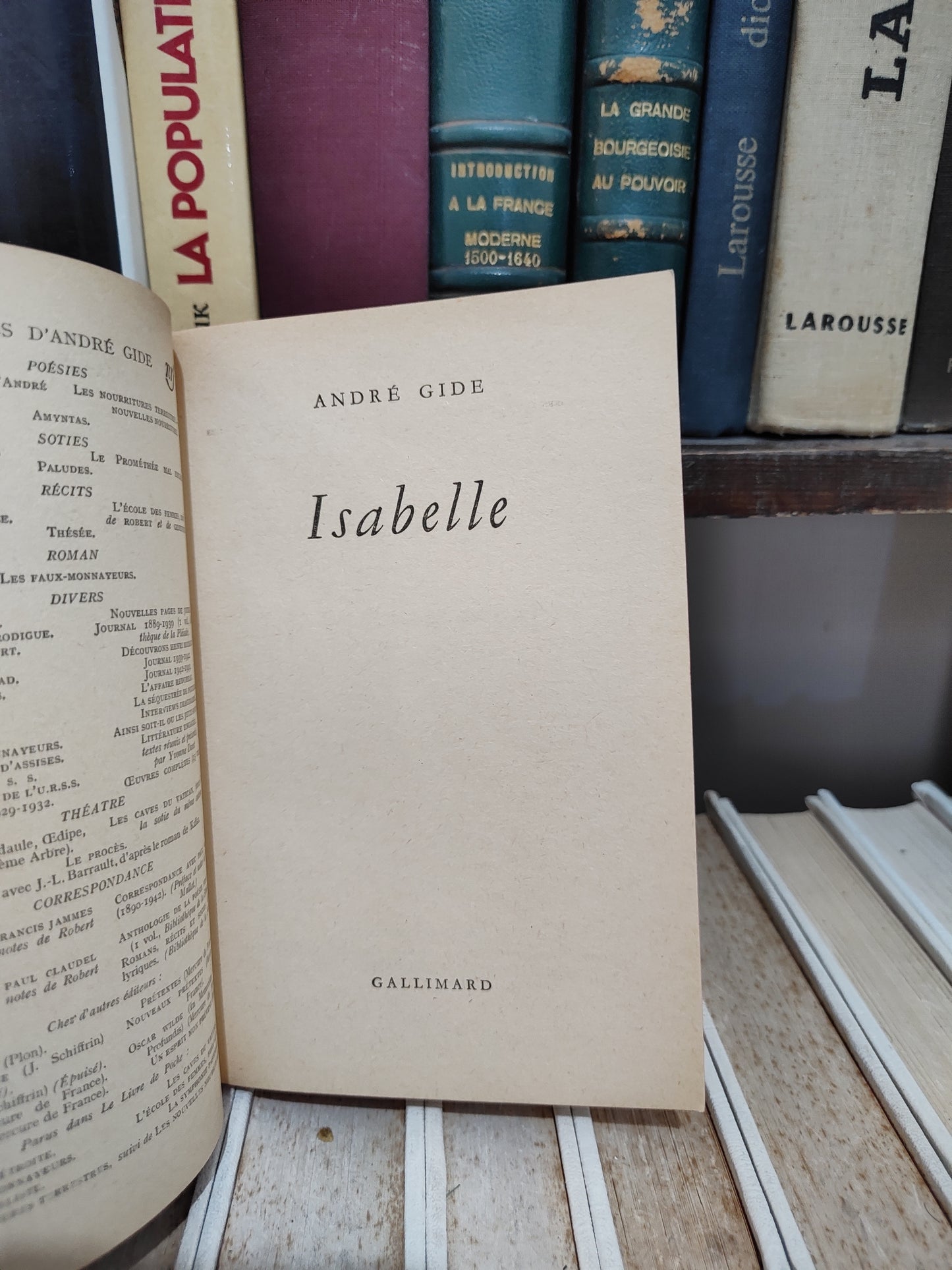 Gide - Isabelle