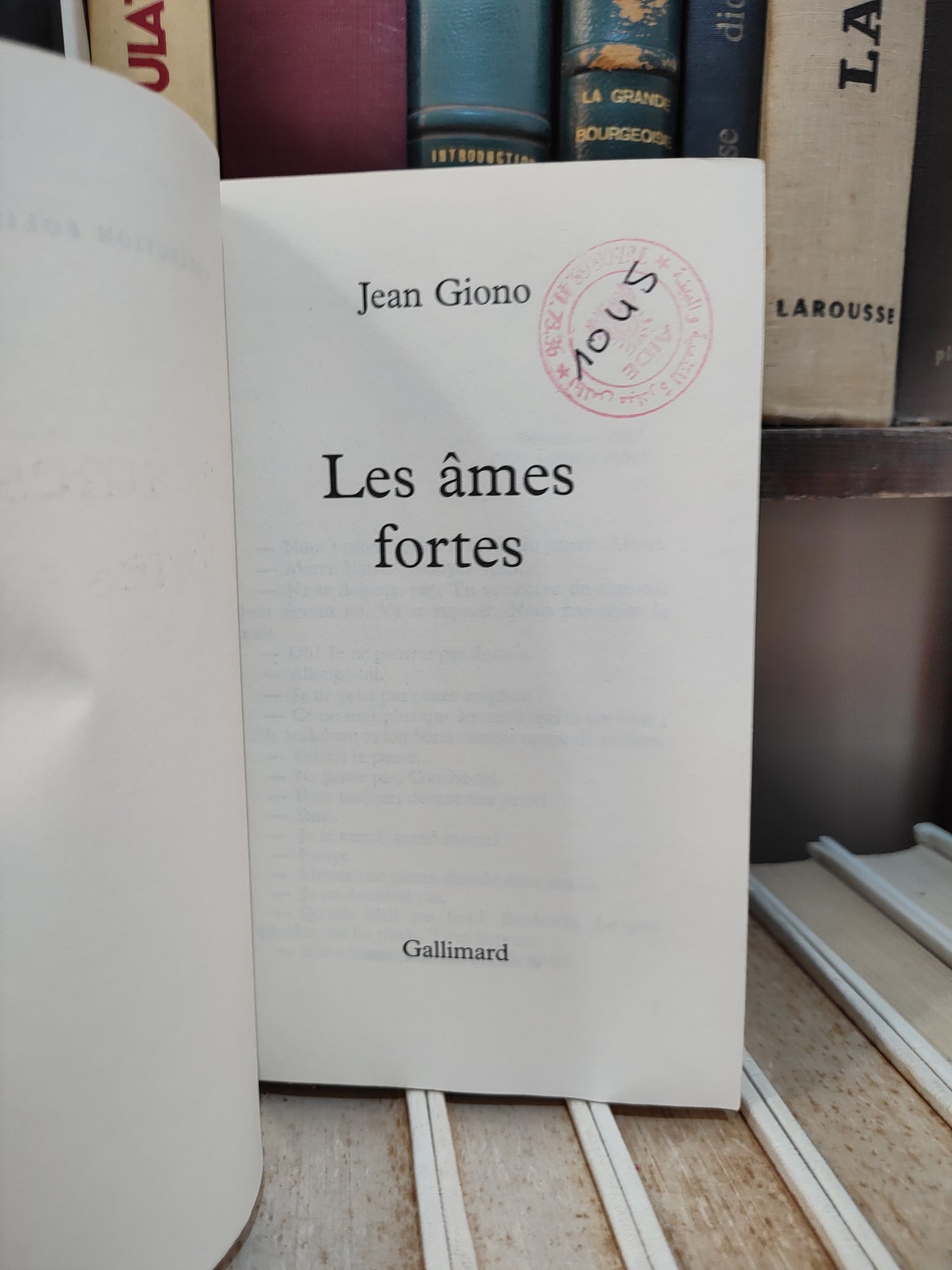 Giono - Les âmes fortes