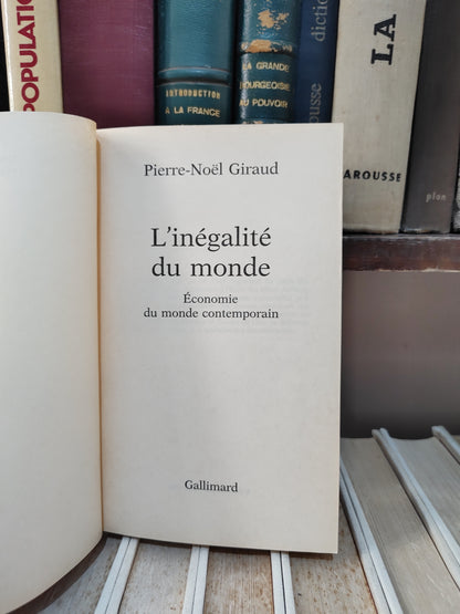Giraud - L'inégalité du monde