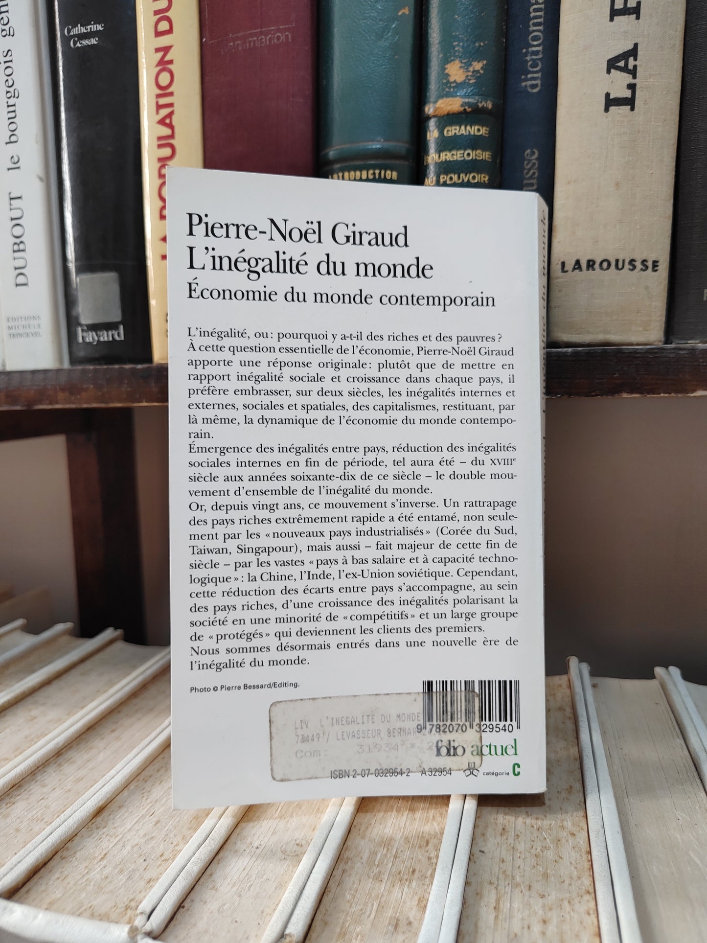 Giraud - L'inégalité du monde