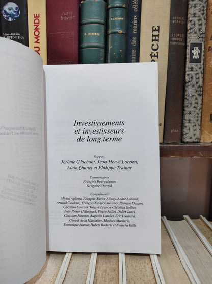 Glachant - Investissements et investisseurs de long terme