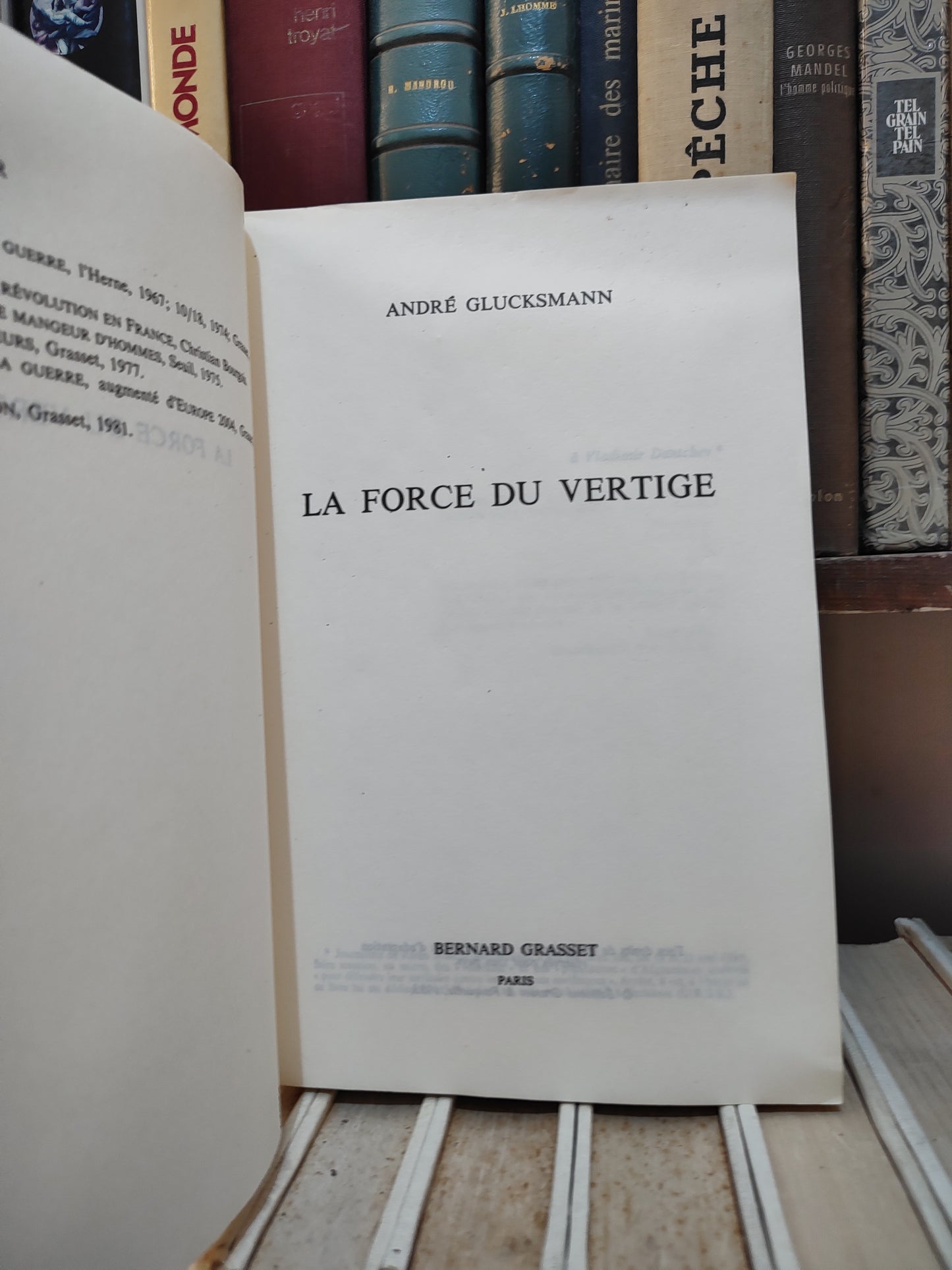 Glucksmann - La force du vertige