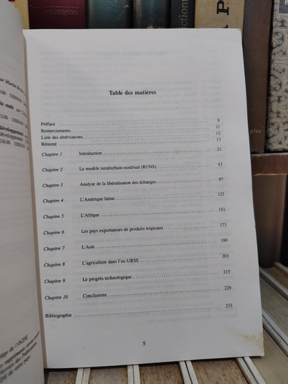 Goldin - Libéralisation des échanges ; conséquences pour l'économie mondiale