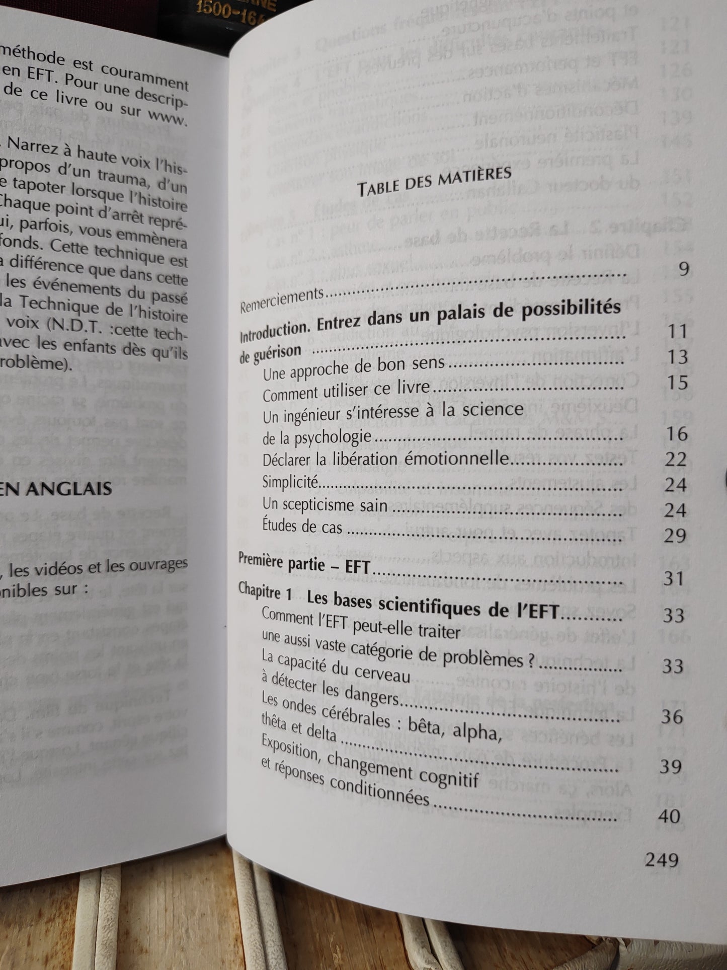 Graig - Le manuel d'EFT : Le guide officiel pour apprendre à se libérer des souffrances émotionnelles et psychologiques